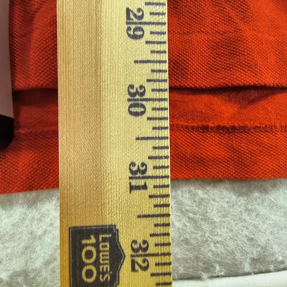 Polo by Ralph Lauren Short Sleeve Collared Polo Shirt Mens Size 2XL Orange Green